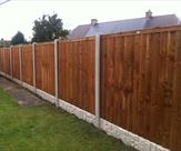 6' x 5' Premium Feather Edge Panels, Slotted Posts and Rockfaced Gravel Boards